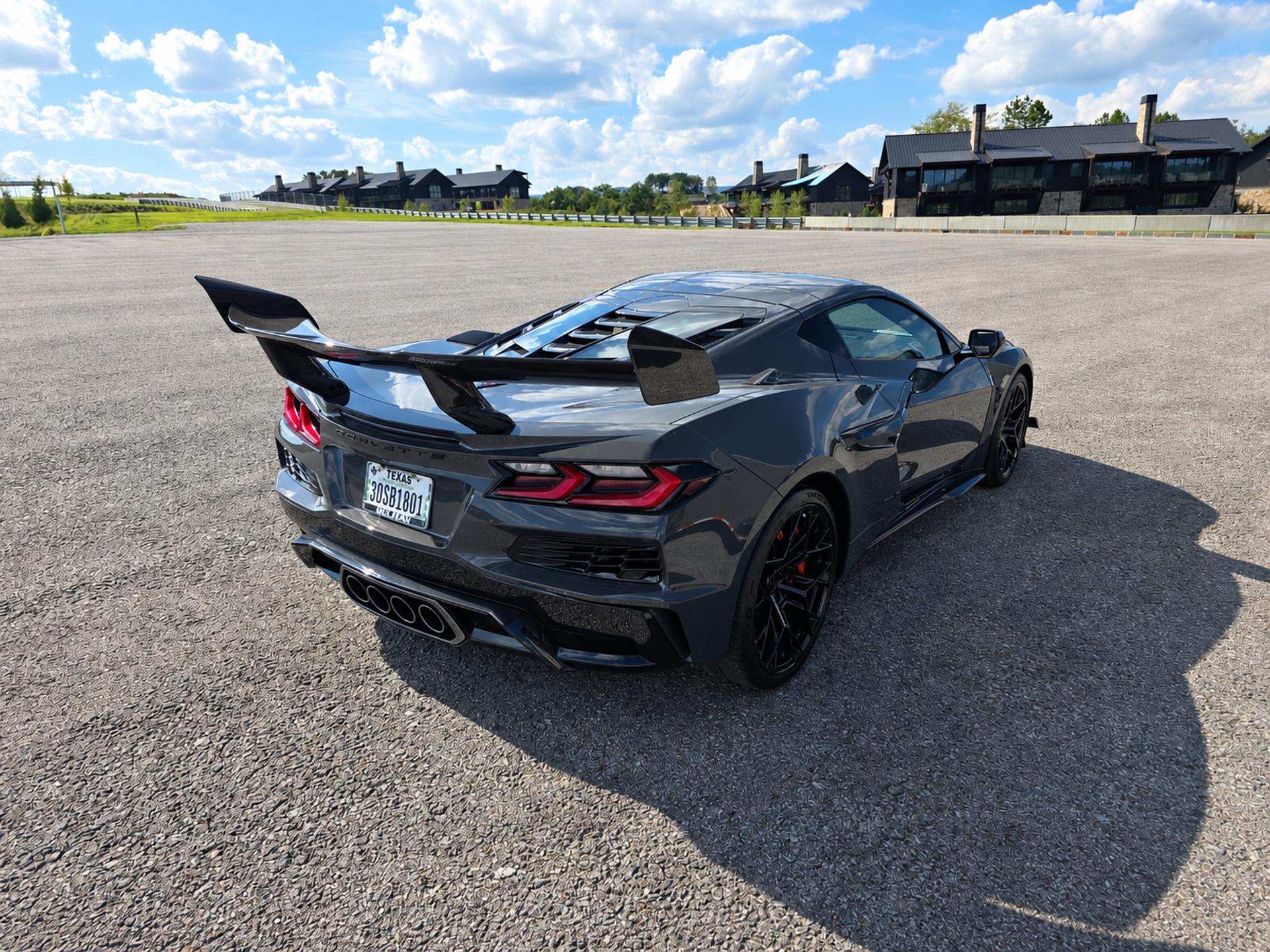 2027 Corvette ZR1X Enclosed Transport to Flatrock Motorclub
