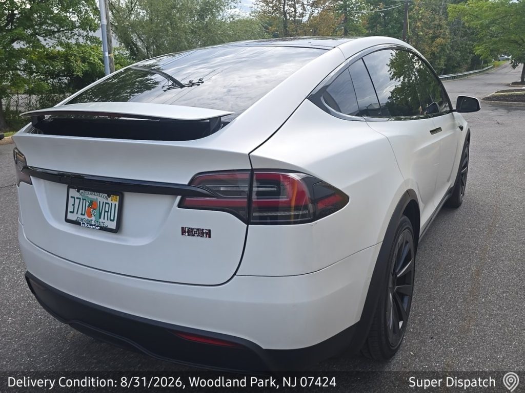 Tesla Model X delivered from Florida to Woodland Park, New Jersey