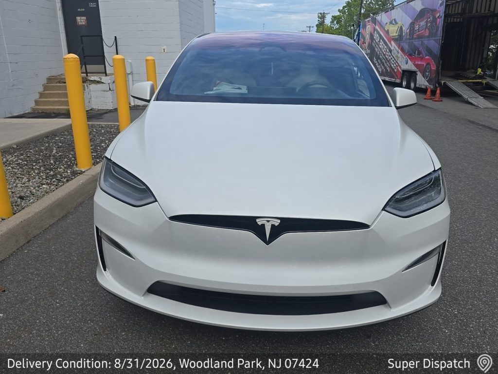 Tesla Model X delivered in Woodland Park, New Jersey after enclosed transport from Florida